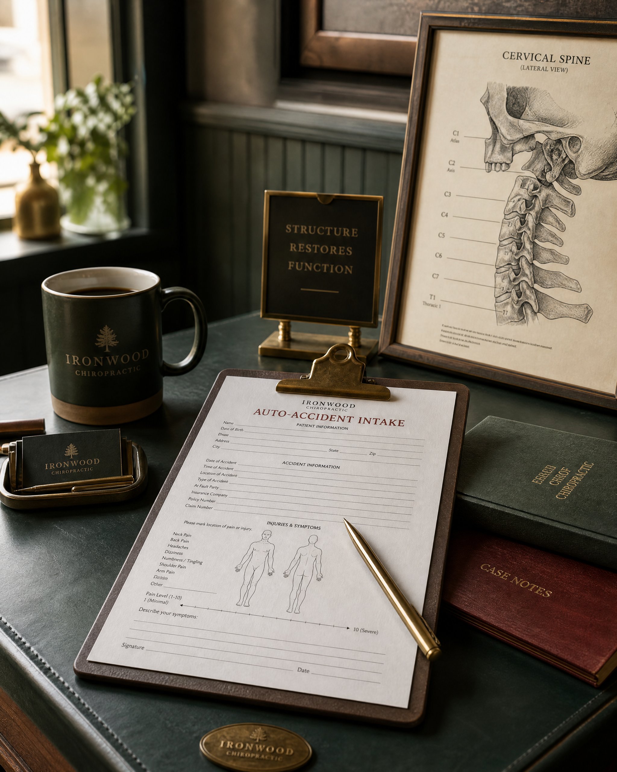 Post-collision rehab and diagnostic care